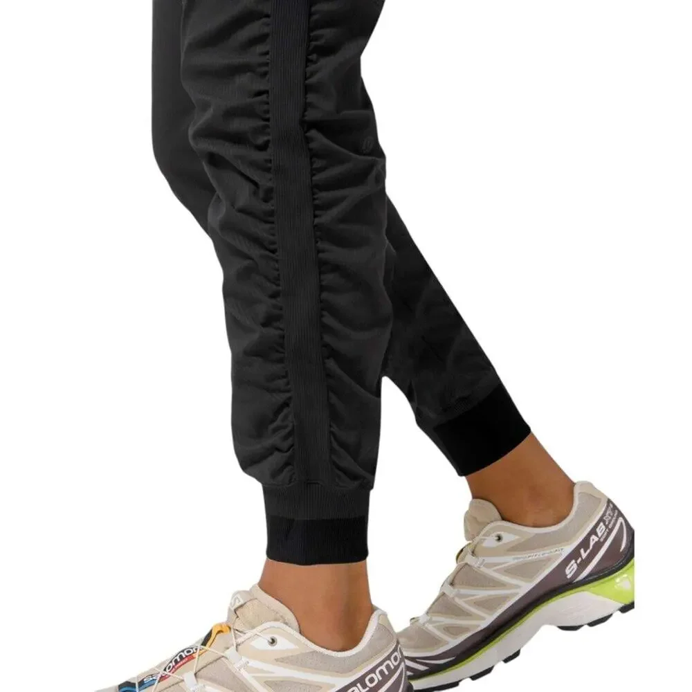 Lululemon High Rise Travel Joggers Size 2 Black Swift Woven Pull On Pants